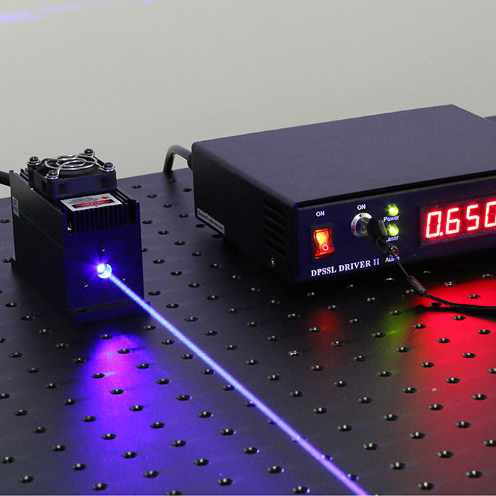 444nm±1nm 5W Blue Diode Laser High Power 반도체 레이저 시스템